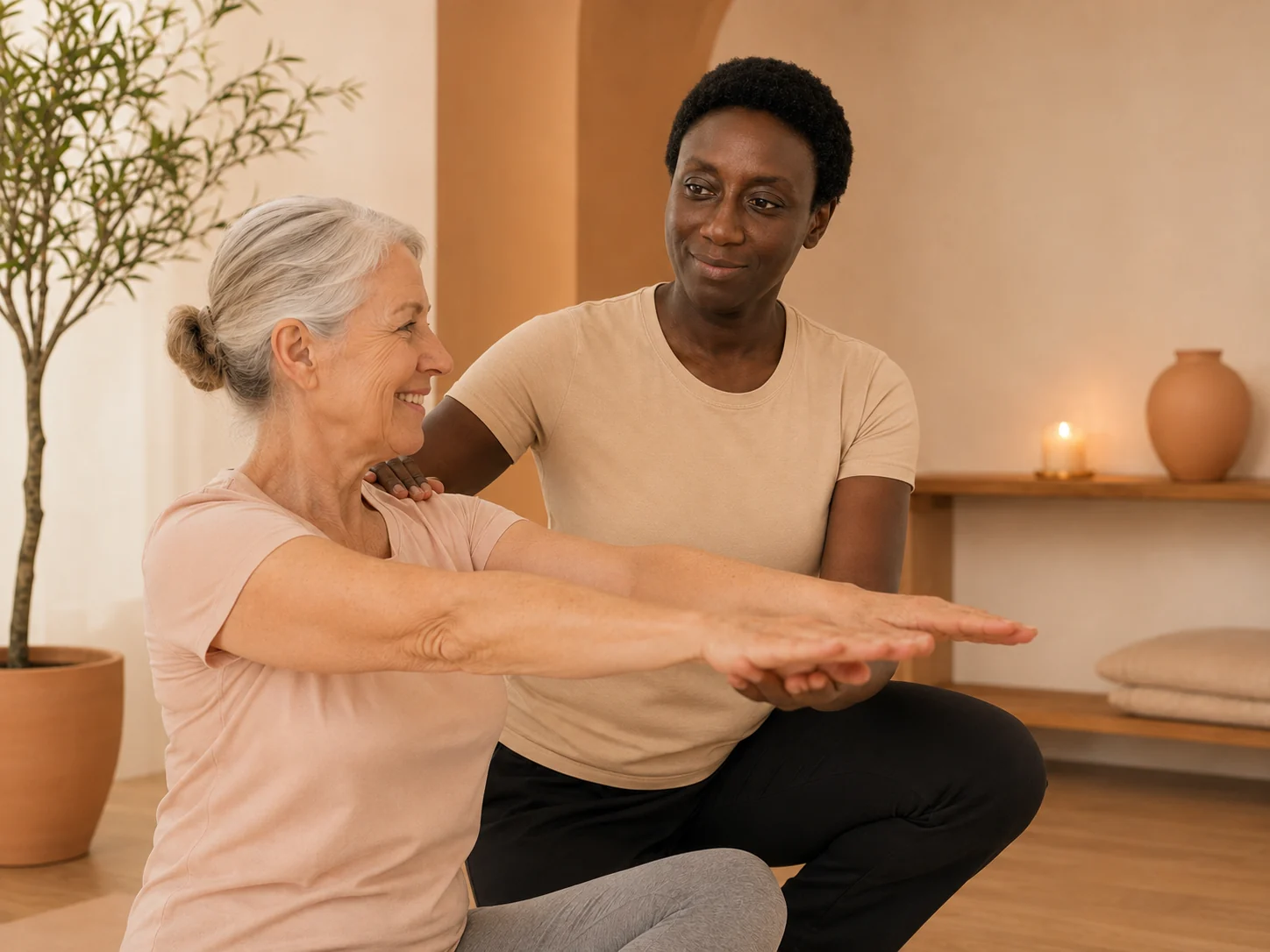 Personne active ressentant des tensions musculaires