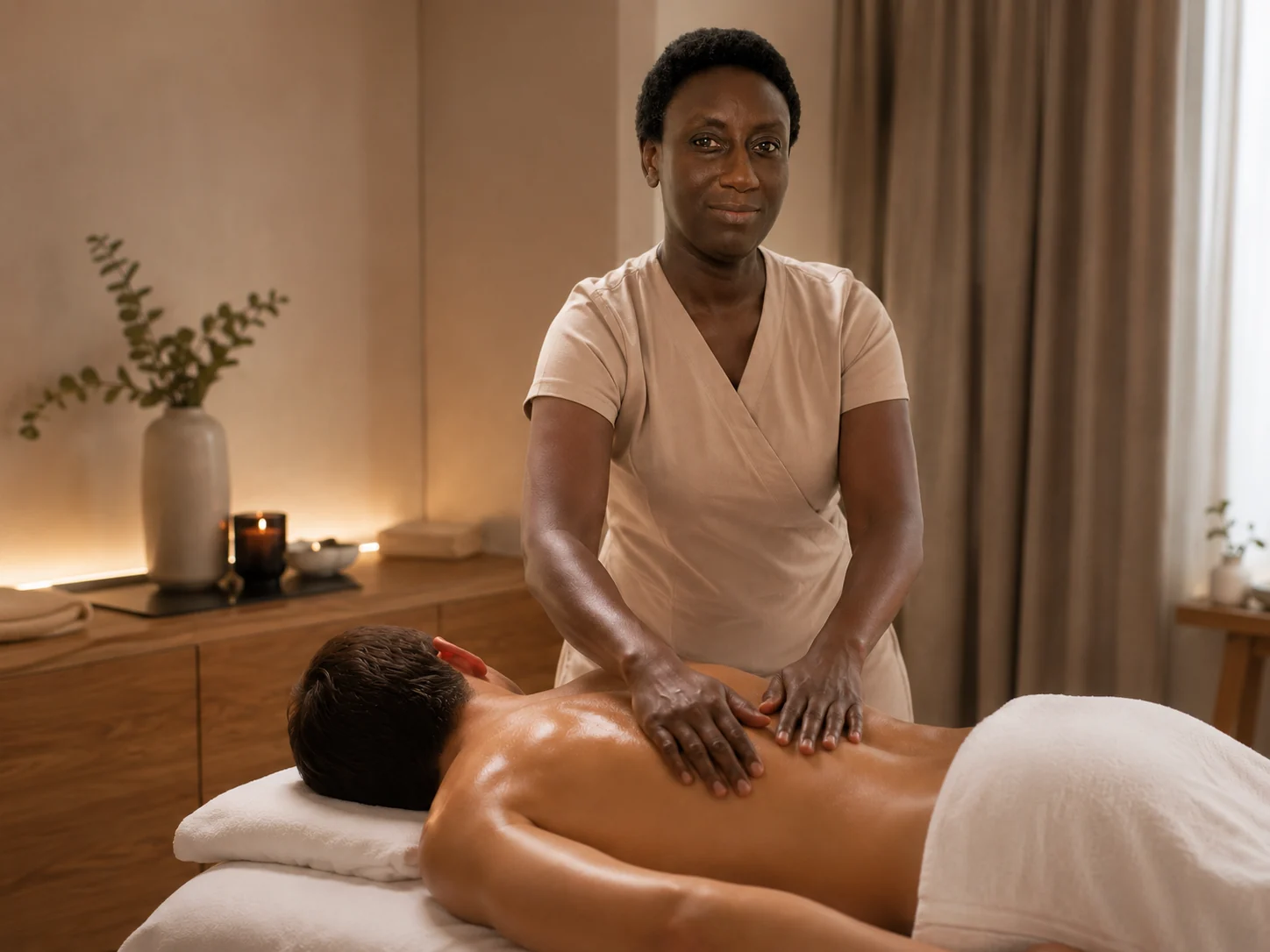 Massage sportif corps complet